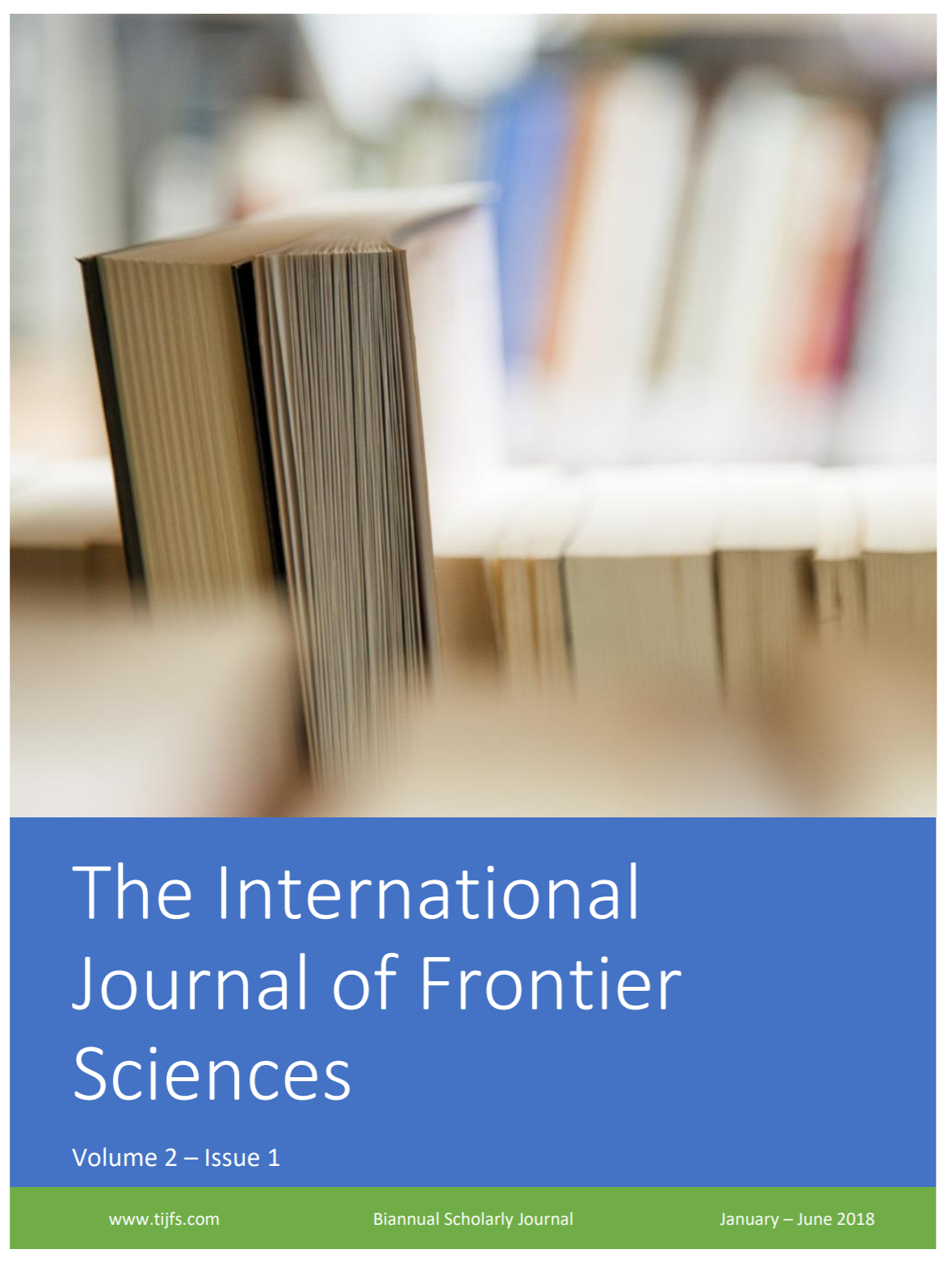 					View Vol. 2 No. 2 (2018): The International Journal of Frontier Sciences
				